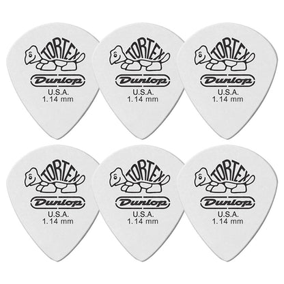 Jim Dunlop ジム ダンロップ 478R TORTEX White Jazz III ジャズタイプギター ピック 6枚入り