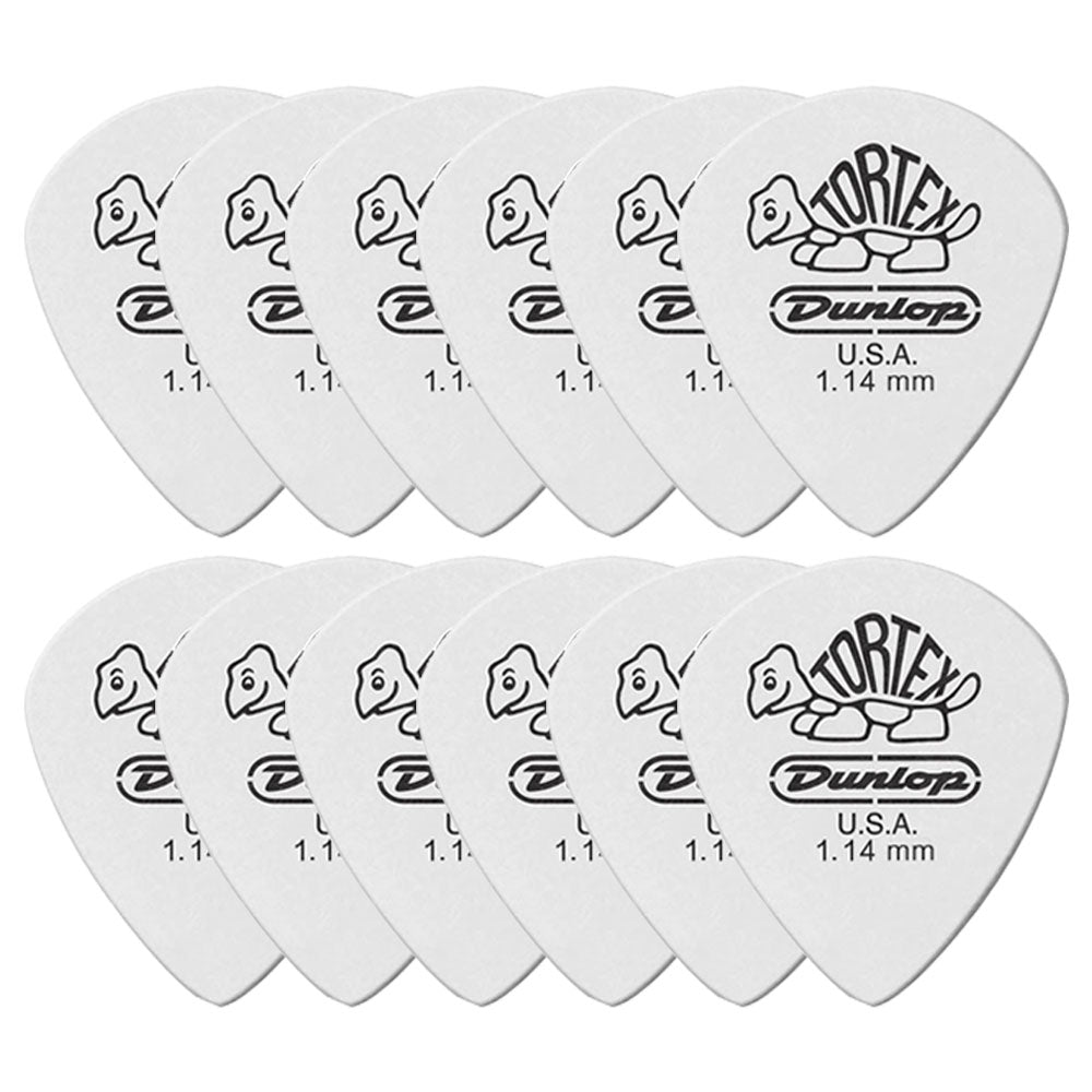 Jim Dunlop ジム ダンロップ 478R TORTEX White Jazz III ジャズタイプギター ピック 12枚入り