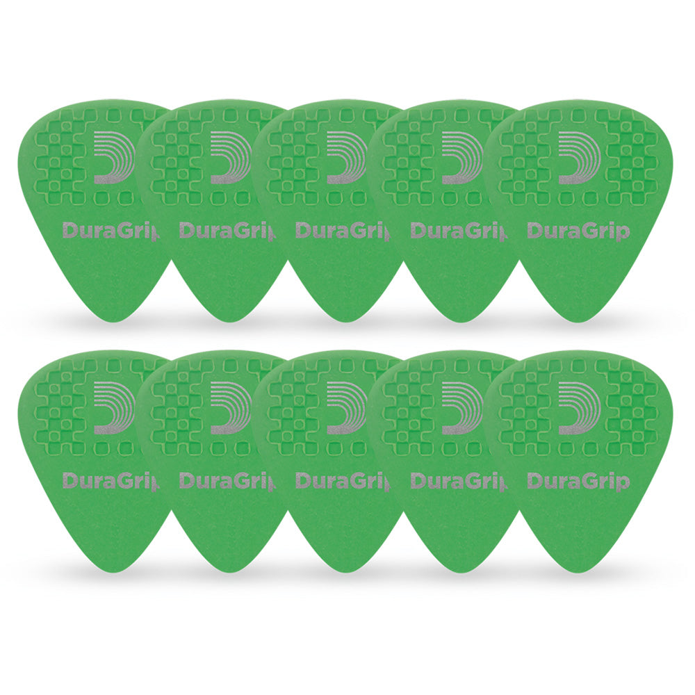D'Addario DuraGrip ピック ティアドロップ 10枚入り