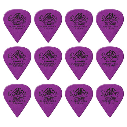 Jim Dunlop TORTEX SHARP 412- ◯◯ ギターピック 12枚入り