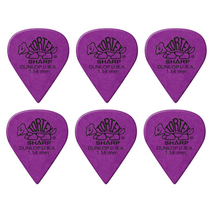 Jim Dunlop TORTEX SHARP 412- ◯◯ ギターピック 6枚入り