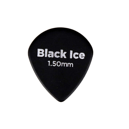 D'Addario Black Ice Jazzギターピック 1枚入り ジャズタイプ Delrin製