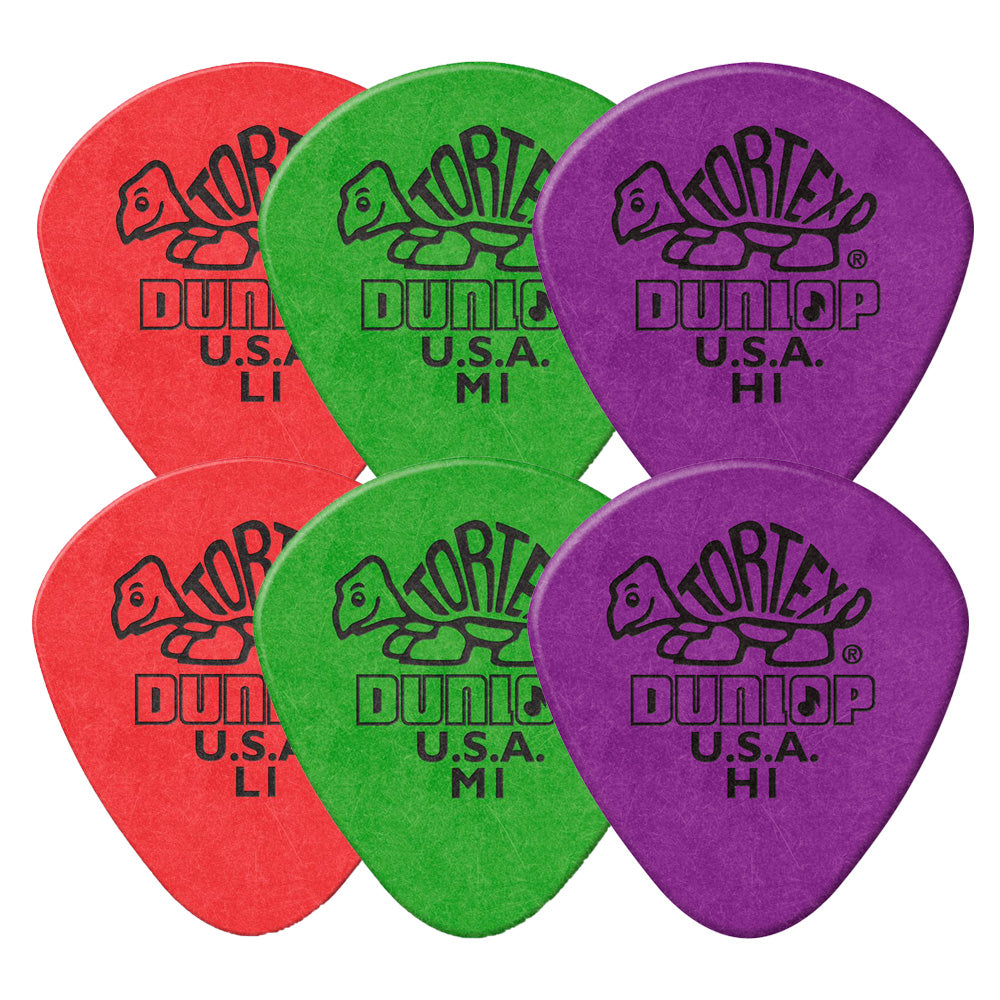 Jim Dunlop TORTEX JAZZ I ギターピック 472-◯◯  6枚入り
