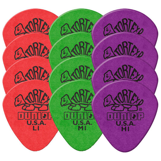 Jim Dunlop TORTEX JAZZ I ギターピック 472-◯◯  12枚入り