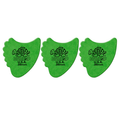 Jim Dunlop TORTEX FIN ギターピック フィンタイプ 414-◯◯ 3枚入り