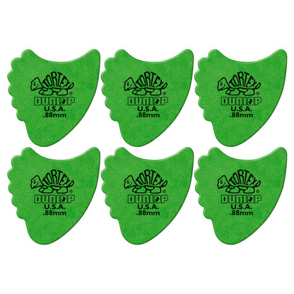 Jim Dunlop TORTEX FIN ギターピック フィンタイプ 414-◯◯ 6枚入り