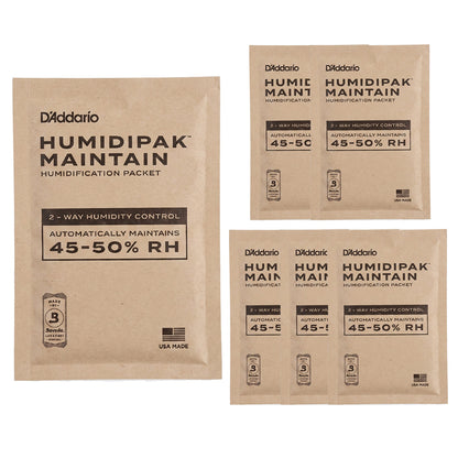 D'Addario Humidipak Maintain PW-HPRP-24 ギター用湿度コントロールパック 小分け販売 1枚 2枚 3枚 6枚