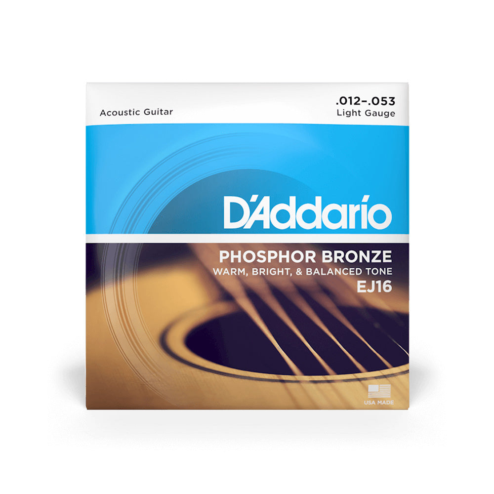 D'Addario EJシリーズ Phosphor Bronze アコースティックギター弦 EJ15 EJ16 EJ26