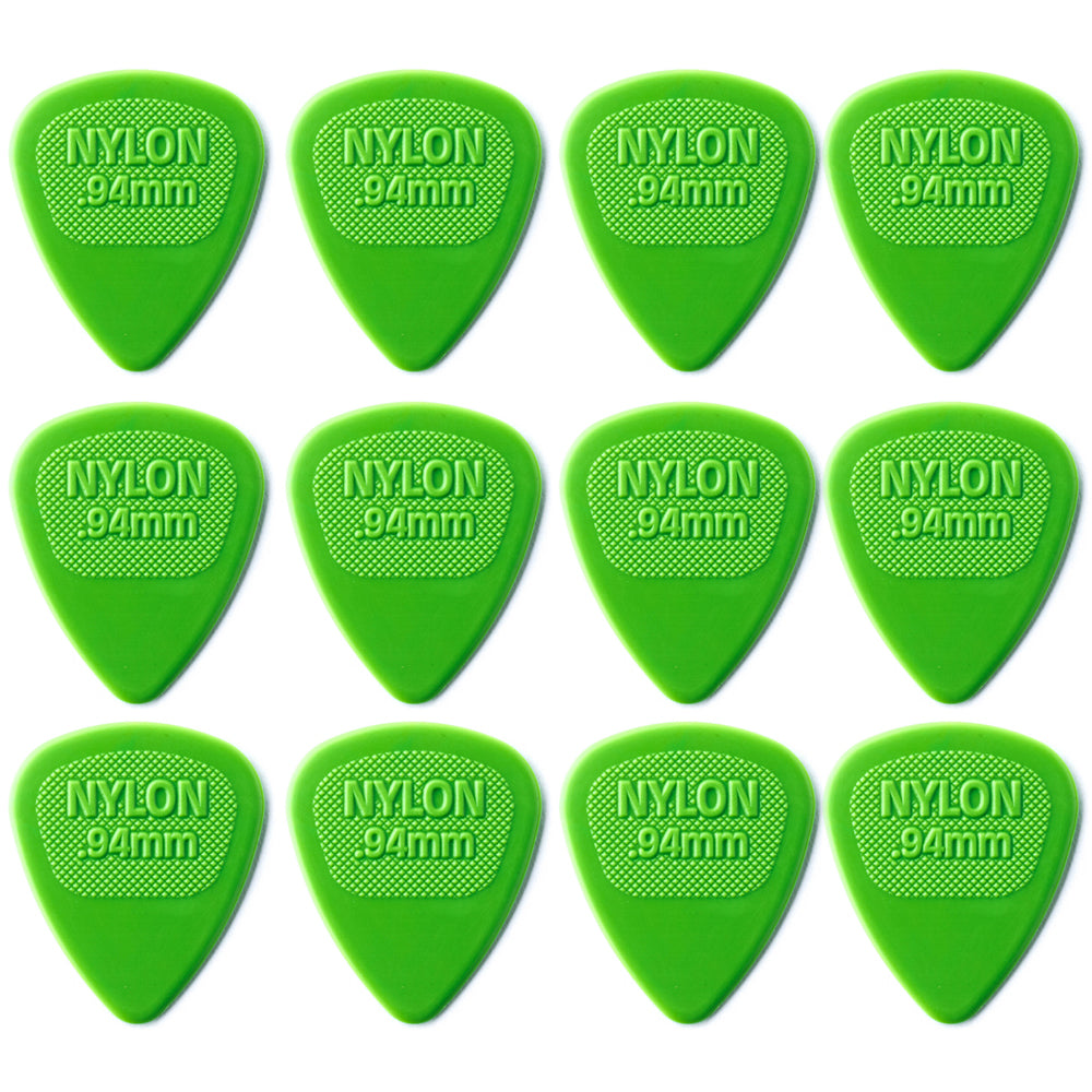 Jim Dunlop NYLON ミディ ナイロンギターピック 12枚入り