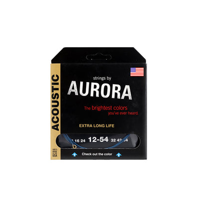 Aurora カラーアコースティックギター弦