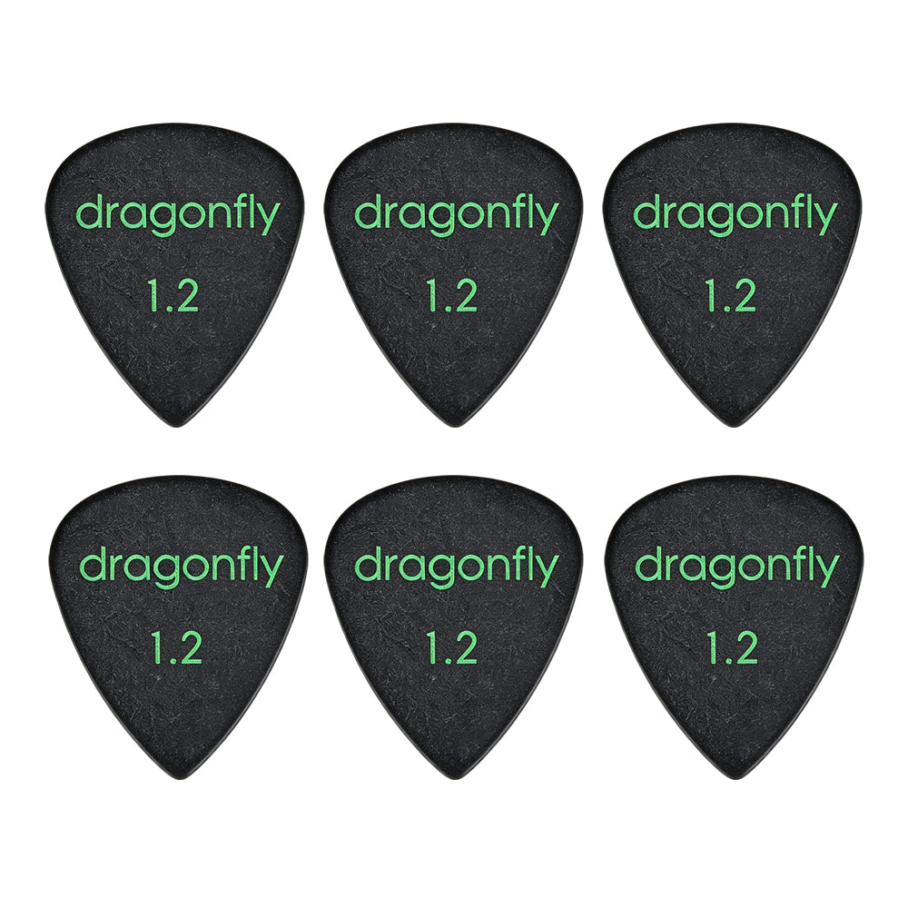 Dragonfly TDシリーズ ティアドロップギターピック 6枚入り