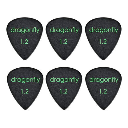 Dragonfly TDシリーズ ティアドロップギターピック 6枚入り