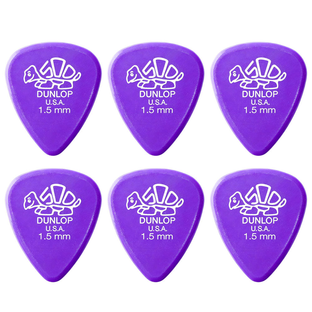 JIM Dunlop Delrin 500 樹脂べっ甲柄スタンダードギターピック 41R 6枚入り