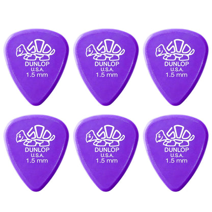 JIM Dunlop Delrin 500 樹脂べっ甲柄スタンダードギターピック 41R 6枚入り