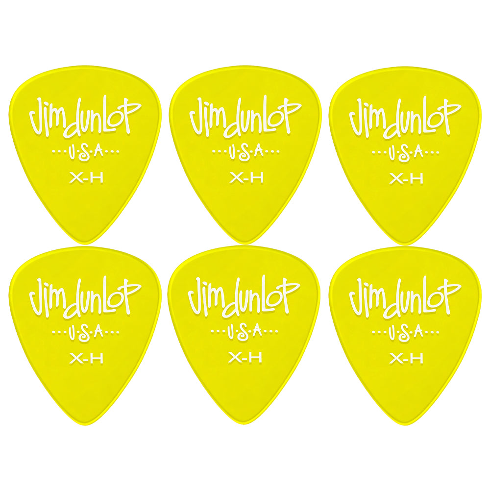 Jim Dunlop Gels ポリカーボネート ティアドロップ ピック 5ゲージ展開 6枚入り