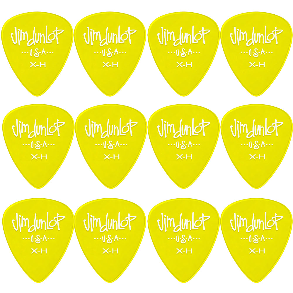 Jim Dunlop Gels ポリカーボネート ティアドロップ ピック 5ゲージ展開 12枚入り