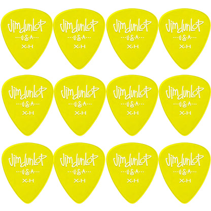 Jim Dunlop Gels ポリカーボネート ティアドロップ ピック 5ゲージ展開 12枚入り