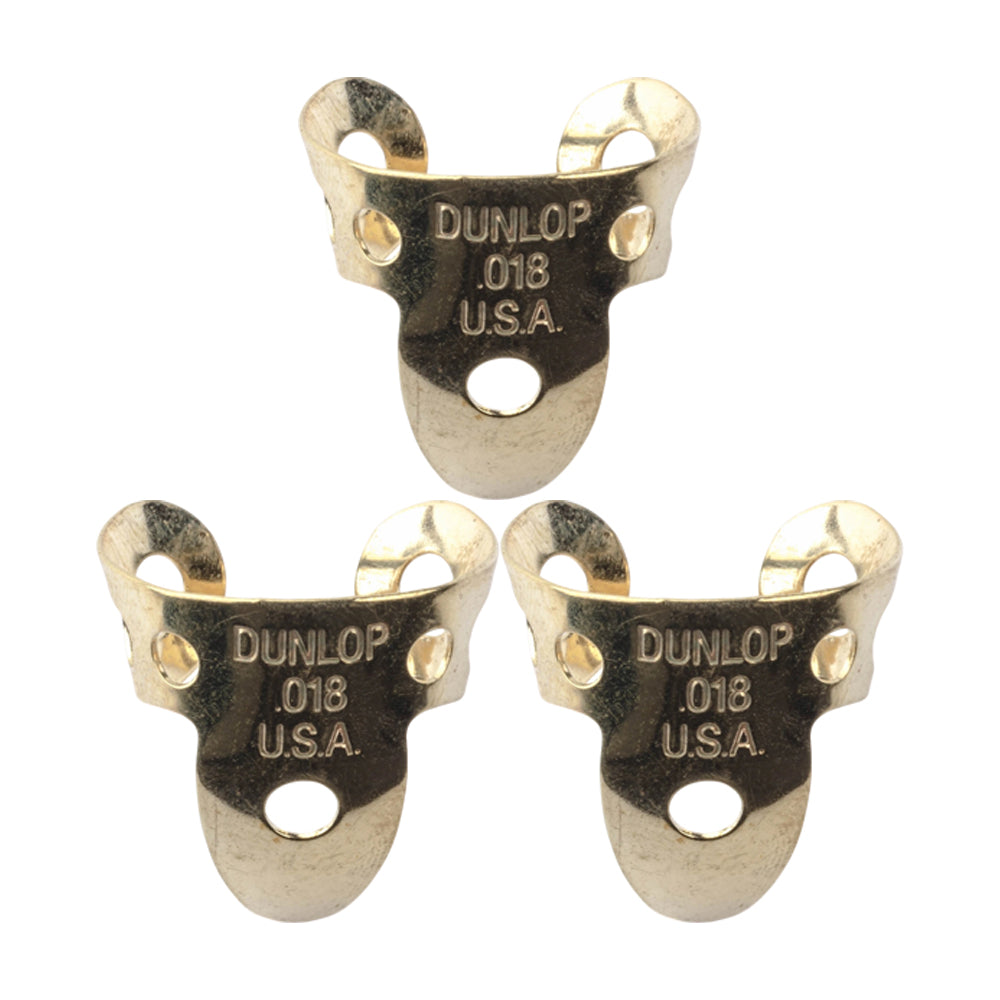Jim Dunlop Metal Fingerpicks 33R / 37R 3枚入り