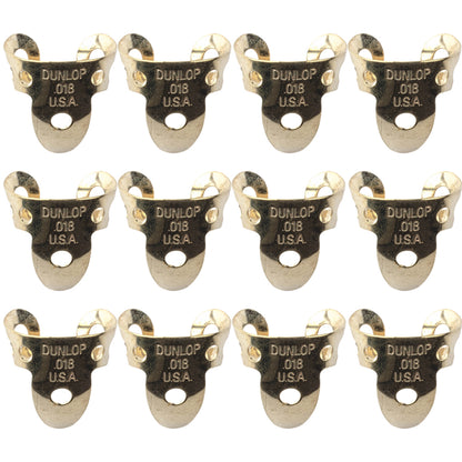 Jim Dunlop Metal Fingerpicks 33R / 37R 12枚入り