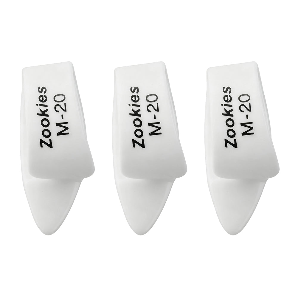 Jim Dunlop Zookies™ サムピック 10° / 20° / 30° Medium/Large 3枚入り