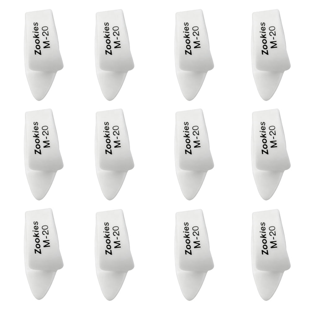 Jim Dunlop Zookies™ サムピック 10° / 20° / 30° Medium/Large 12枚入り