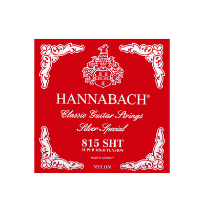 HANNABACH ハナバッハ 銀メッキ巻きクラシックギター弦 ナイロンセット弦 単品弦 ハーフセットクラシック 815シリーズ ミディアムテンション ハイテンション ナイロン弦 ドイツ製