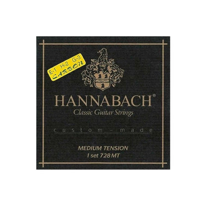 HANNABACH ハナバッハ 銀メッキ巻きクラシックギター弦 728シリーズ ローテンション ミディアムテンション ハイテンション ナイロン弦 ドイツ製