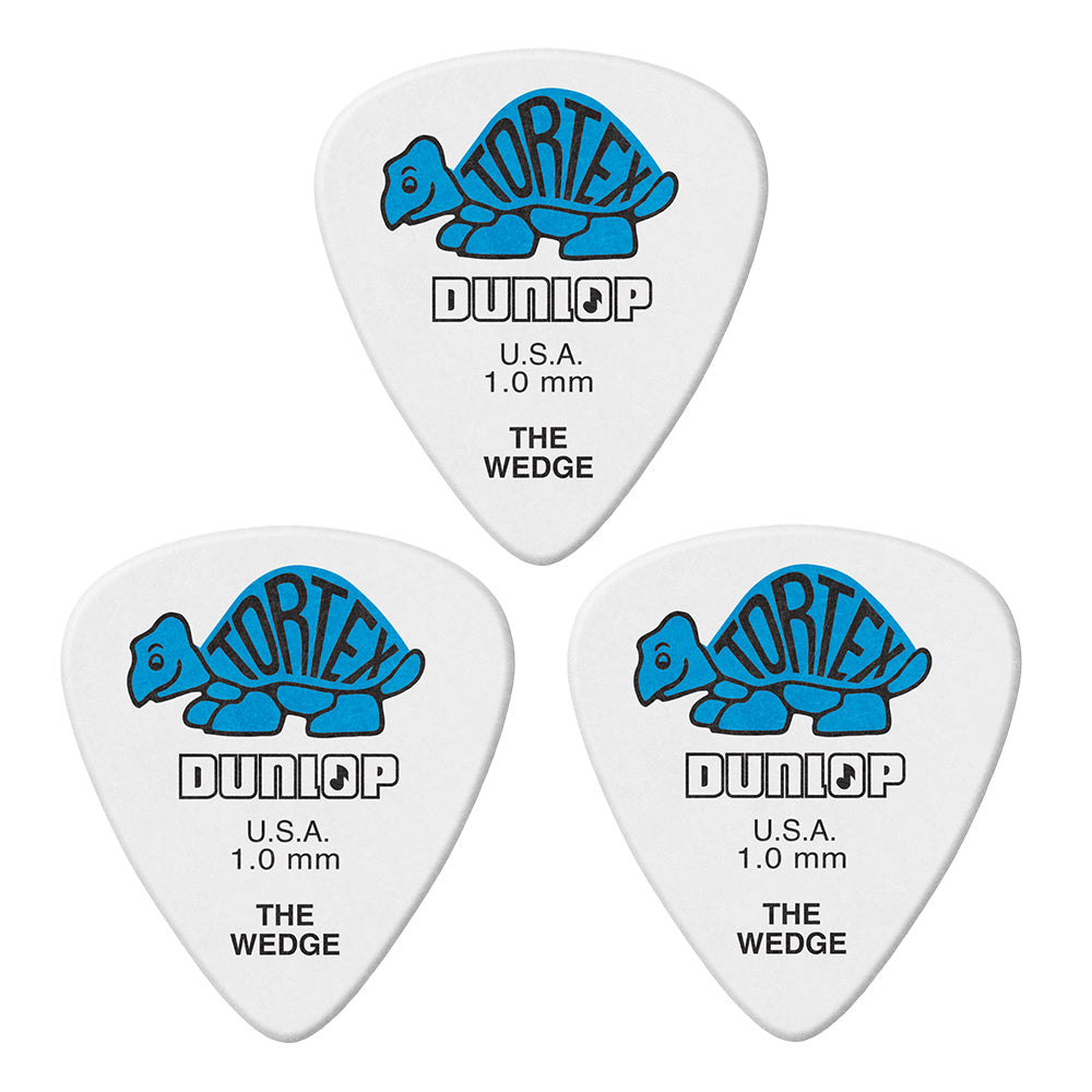 Jim Dunlop ジム ダンロップ 424R TORTEX WEDGE ウエッジギター ピック 3枚入り