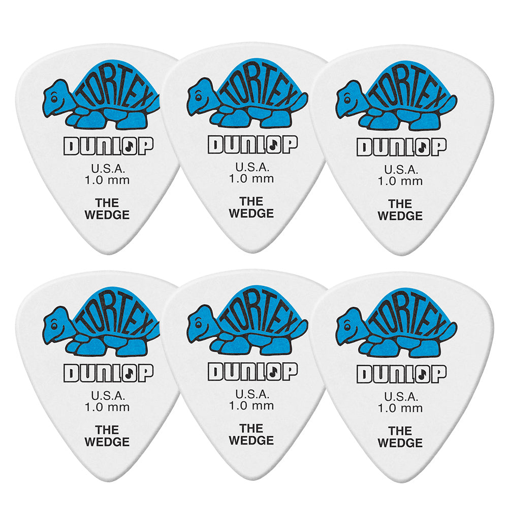 Jim Dunlop ジム ダンロップ 424R TORTEX WEDGE ウエッジギター ピック 6枚入り
