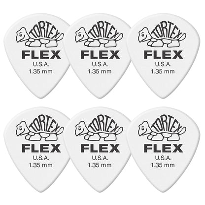 Jim Dunlop ジム ダンロップ 466R TORTEX FLEX JAZZ III  ジャズタイプギター ピック 6枚入り