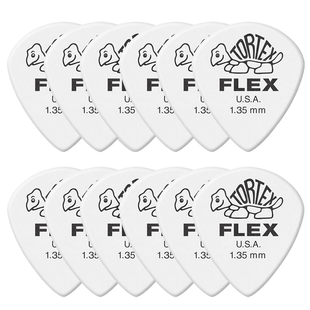 Jim Dunlop ジム ダンロップ 466R TORTEX FLEX JAZZ III  ジャズタイプギター ピック 12枚入り