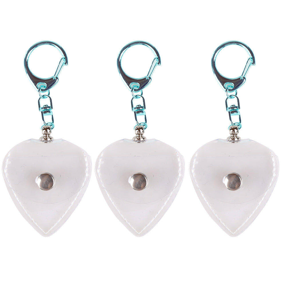 KIZAI キザイ QC055-◯◯ キーホルダータイプ透明ソフトピックケース 携帯用収納＆ディスプレイ 3個入り