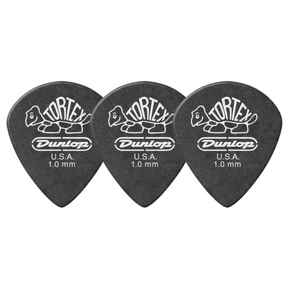 Jim Dunlop ジム ダンロップ 482R TORTEX Pitch Black Jazz III ジャズタイプギター ピック 3枚入り