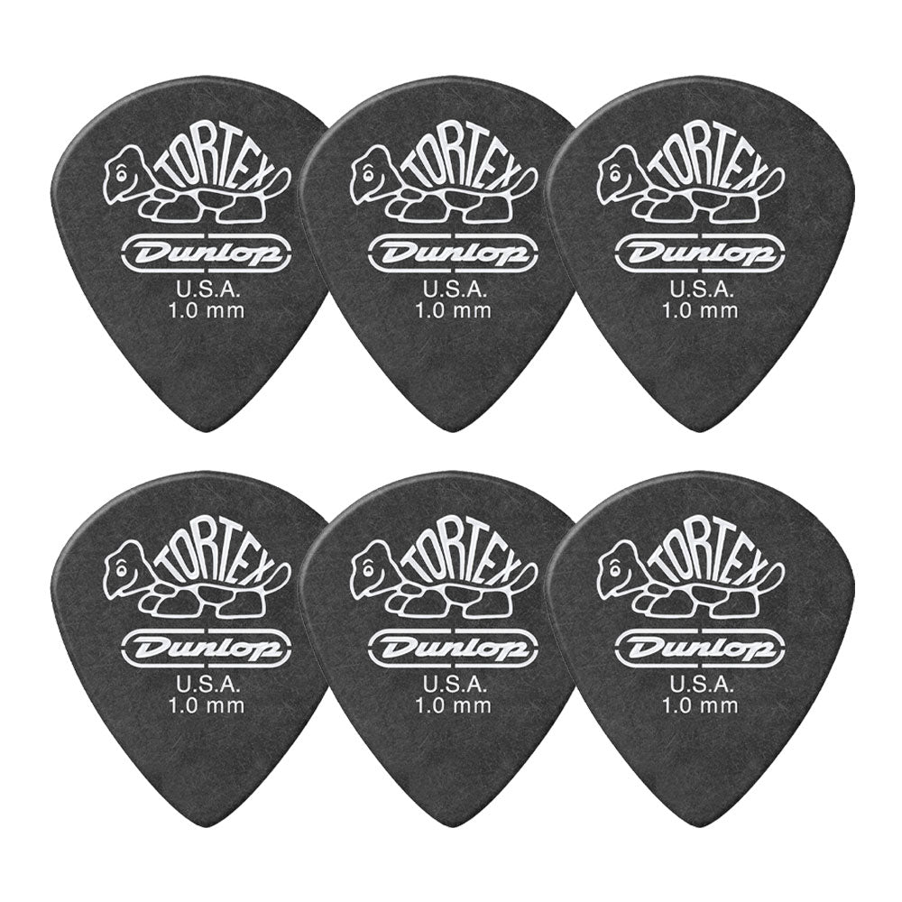 Jim Dunlop ジム ダンロップ 482R TORTEX Pitch Black Jazz III ジャズタイプギター ピック 6枚入り
