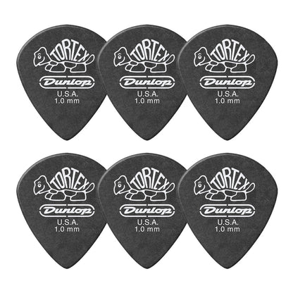 Jim Dunlop ジム ダンロップ 482R TORTEX Pitch Black Jazz III ジャズタイプギター ピック 6枚入り