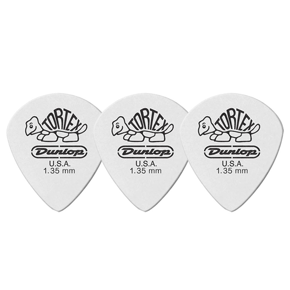 Jim Dunlop ジム ダンロップ 478R TORTEX White Jazz III ジャズタイプギター ピック 3枚入り