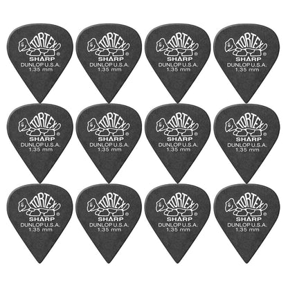 Jim Dunlop TORTEX SHARP 412- ◯◯ ギターピック 12枚入り