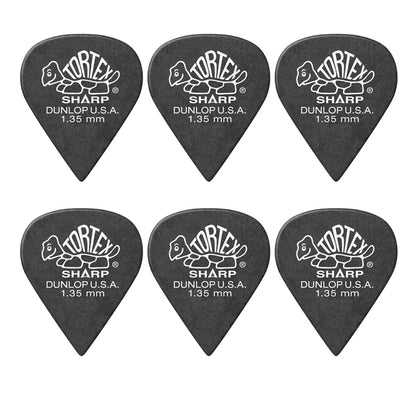 Jim Dunlop TORTEX SHARP 412- ◯◯ ギターピック 6枚入り