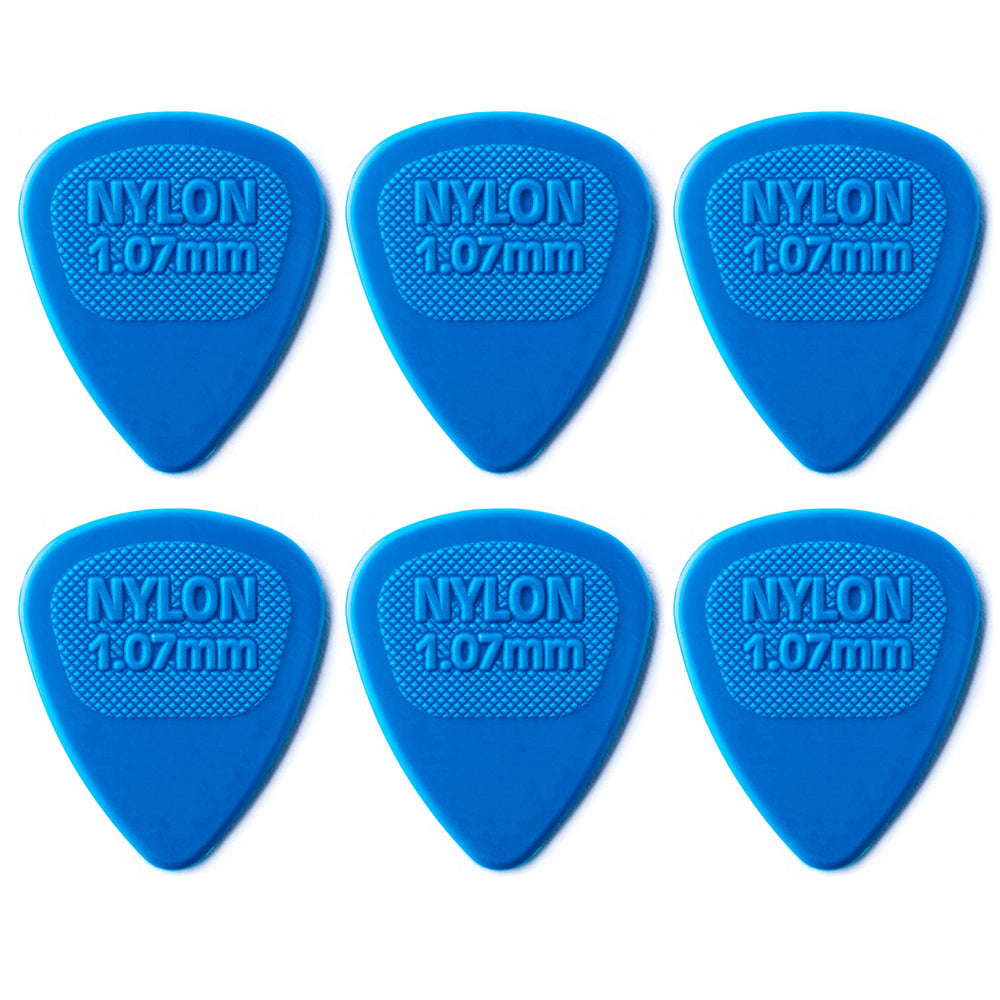 Jim Dunlop NYLON ミディ ナイロンギターピック 6枚入り
