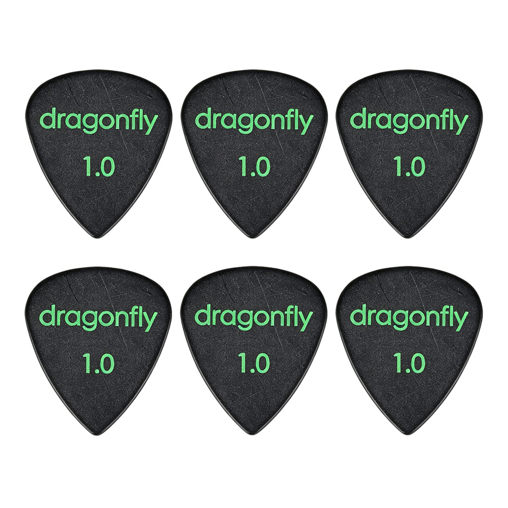 Dragonfly TDシリーズ ティアドロップギターピック 6枚入り