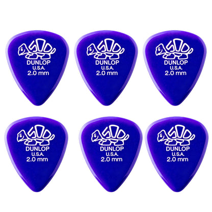 JIM Dunlop Delrin 500 樹脂べっ甲柄スタンダードギターピック 41R 6枚入り