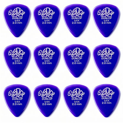 JIM Dunlop Delrin 500 樹脂べっ甲柄スタンダードギターピック 41R 12枚入り