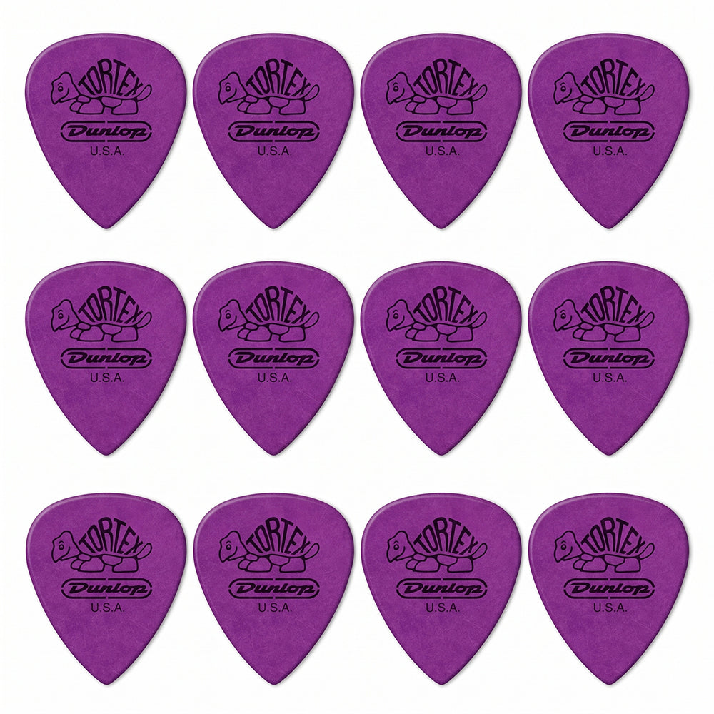 JIM Dunlop Tortex TIII べっ甲柄 III ティアドロップ ギターピック 462R 12枚入り