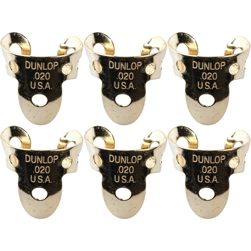 Jim Dunlop Metal Fingerpicks 33R / 37R 6枚入り