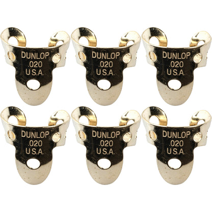 Jim Dunlop Metal Fingerpicks 33R / 37R 6枚入り