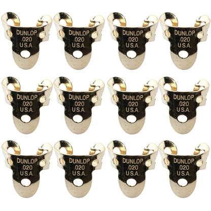 Jim Dunlop Metal Fingerpicks 33R / 37R 12枚入り