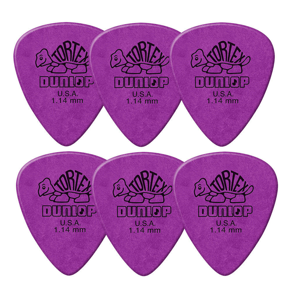 Jim Dunlop ジム ダンロップ 418R TORTEX STANDARD ティアドロップギター ピック 6枚入り