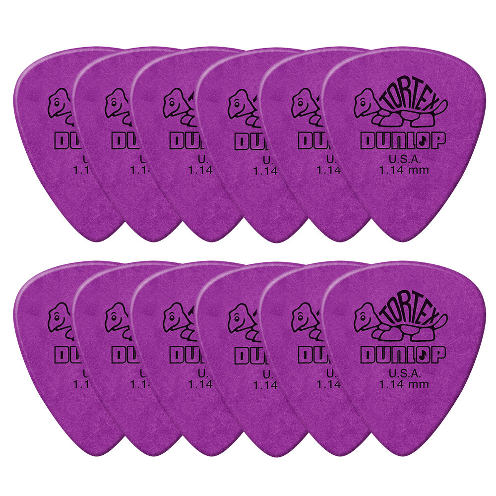 Jim Dunlop ジム ダンロップ 418R TORTEX STANDARD ティアドロップギター ピック 12枚入り