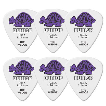 Jim Dunlop ジム ダンロップ 424R TORTEX WEDGE ウエッジギター ピック 6枚入り