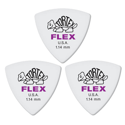 Jim Dunlop ジム ダンロップ 456R TORTEX FLEX TRIANGLE トライアングルギター ピック 3枚入り